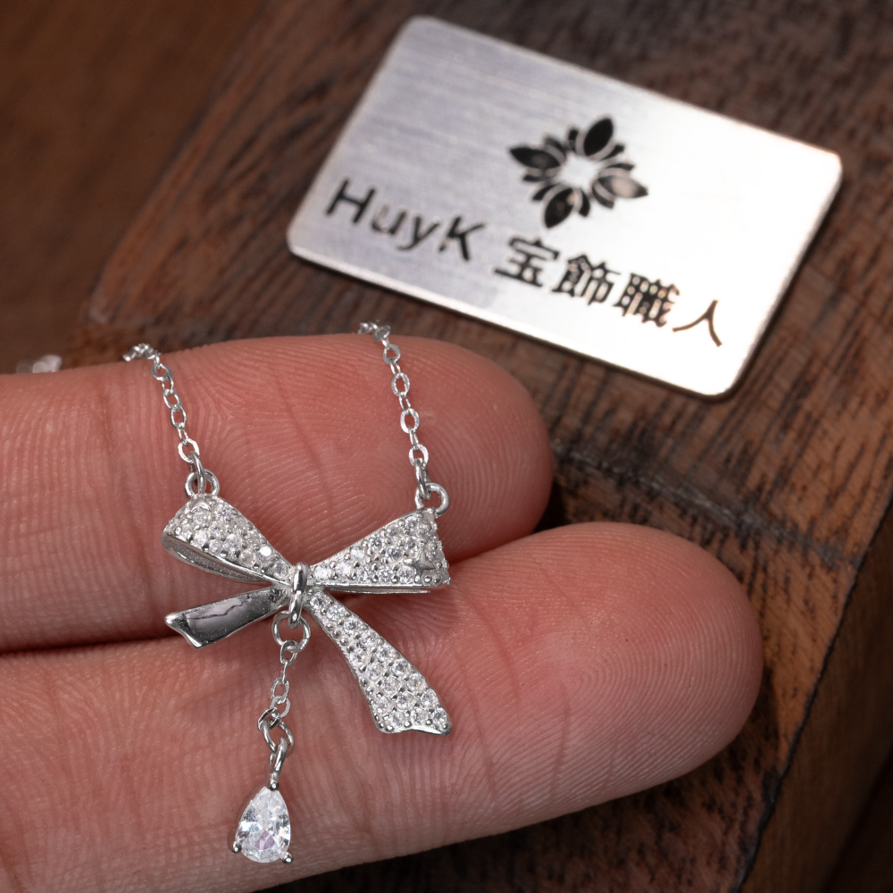 リボンネックレス - S999 - D401011