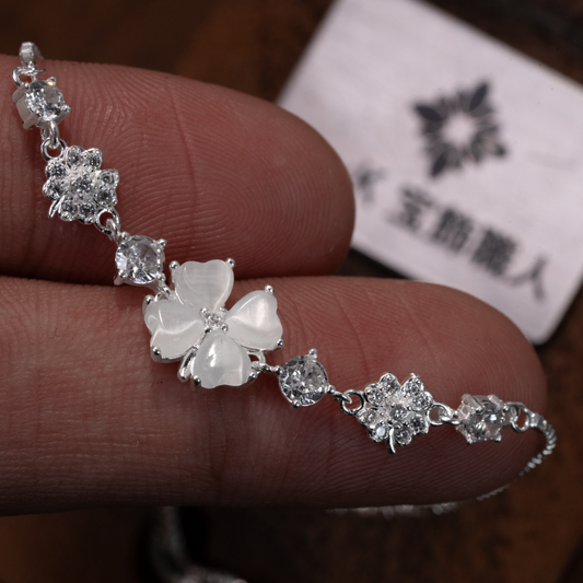 クローバーブレスレット - s925 - MT01