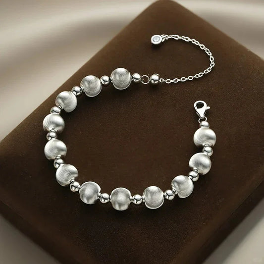 キャッツアイビーズブレスレット - アゲート - L001274