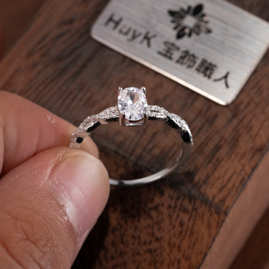 ン付きツイストリング - s925 - N400039