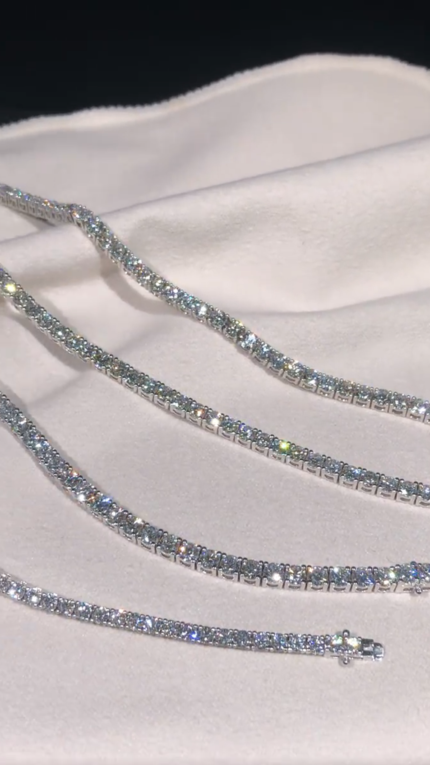 テニスブレスレット - モアサナイト - L100944