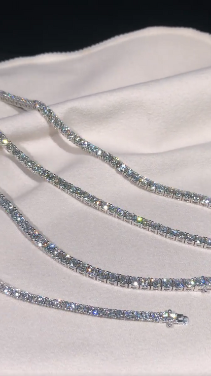 テニスブレスレット - モアサナイト - L100944