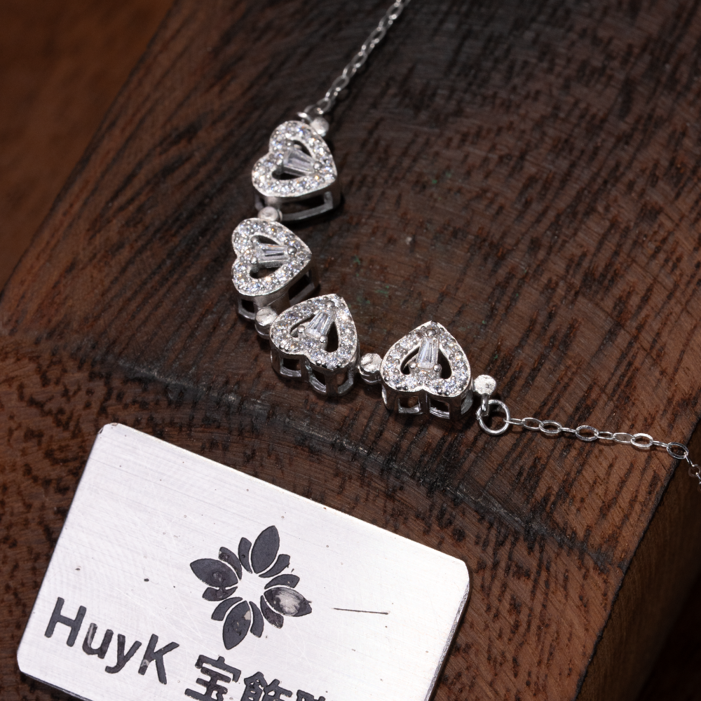 2WAYクローバーネックレス - S925 - MD64