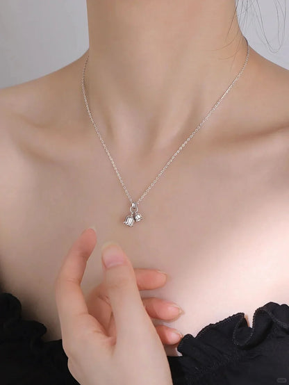 スズランネックレス - s925 - D401021