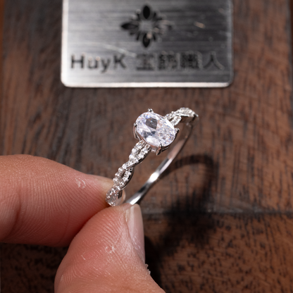 ン付きツイストリング - s925 - N400039