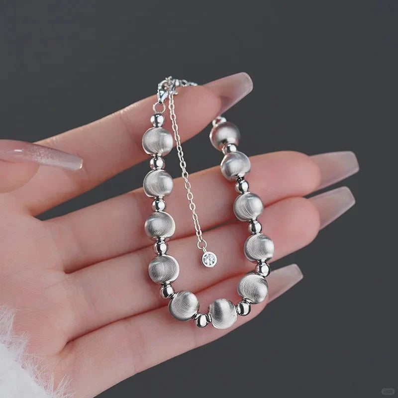 キャッツアイビーズブレスレット - アゲート -  L001274