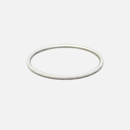 マットシルバーのブレスレット - s999 - L000108