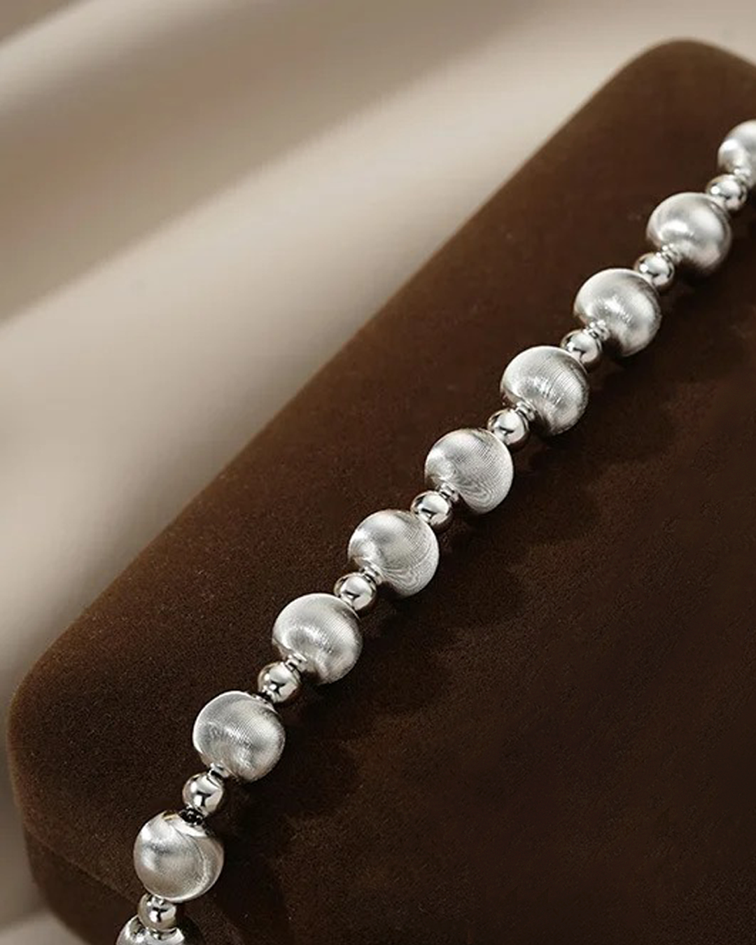 キャッツアイビーズブレスレット - アゲート -  L001274