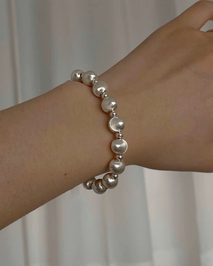 キャッツアイビーズブレスレット - アゲート -  L001274