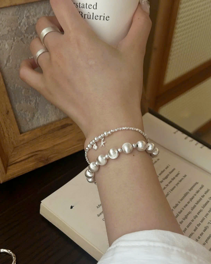 キャッツアイビーズブレスレット - アゲート -  L001274